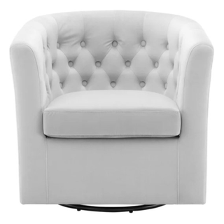 Achorn Upholstered Swivel Barrel Chair