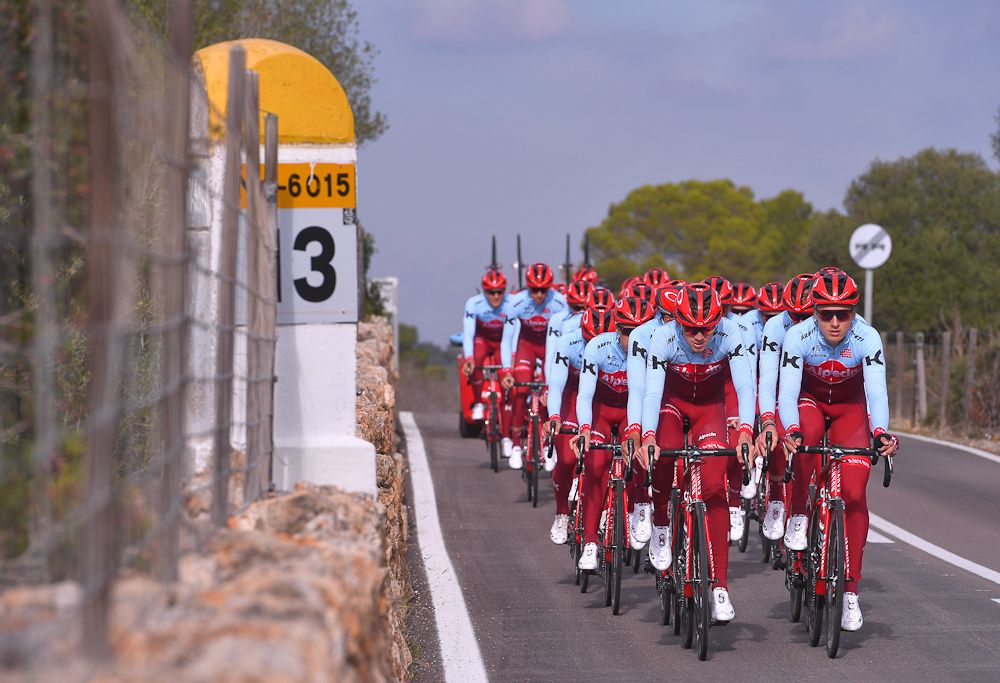 Katusha-Alpecin on a training ride