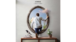 Cordia's LP cover: man climbing through window