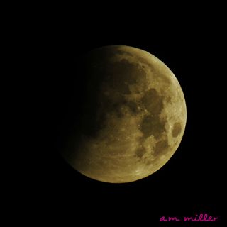 Skywatcher A.M. Miller captured this view of a partial lunar eclipse visible from Fort Lauderdale, Florida before sunrise on April 4, 2015. A total lunar eclipse was visible from other parts of the world.
