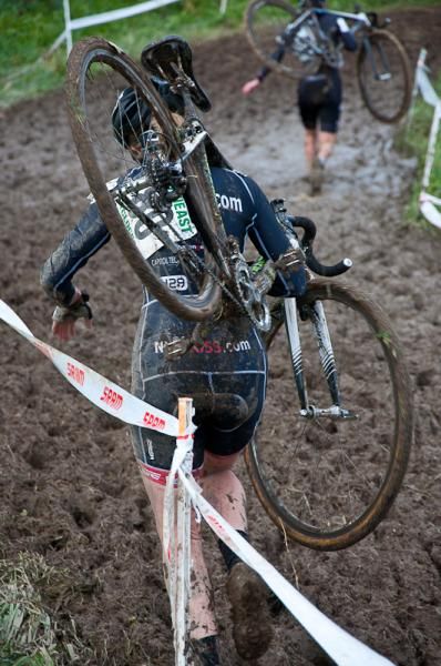 Lots of running in the mud.