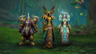 Modernized Tier 2 armor sets for Warrior, Druid, and Priest.