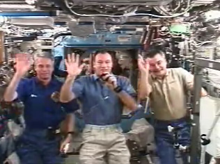 Space Station Crew Repairs Main Oxygen Generator