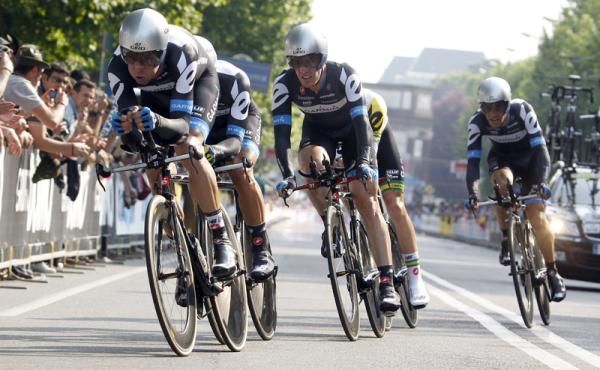 Garmin-Cervelo near the finish