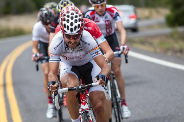 Francisco Mancebo (Competitive Cyclist) drove the break hard to take over the yellow jersey