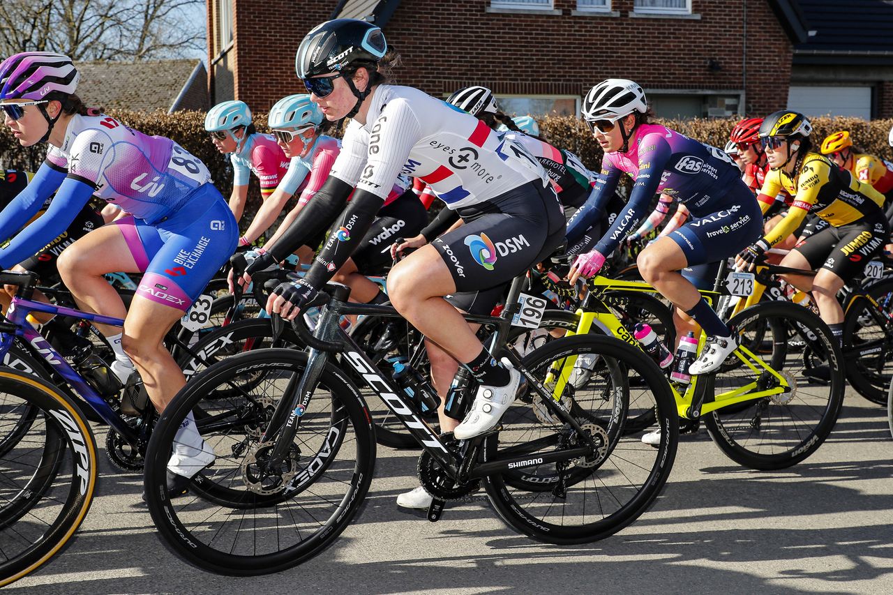 Omloop Het Nieuwsblad Women 2022 - 14th Edition - Gent - Ninove 129,1 km - 26/02/2022 - Pfeiffer Georgi (GBR - Team DSM) - photo Gomez/SprintCyclingAgency&Acirc;&copy;2022