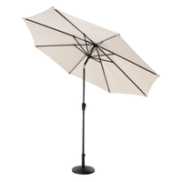Nuu Garden Push-button Tilt Market Patio Umbrella