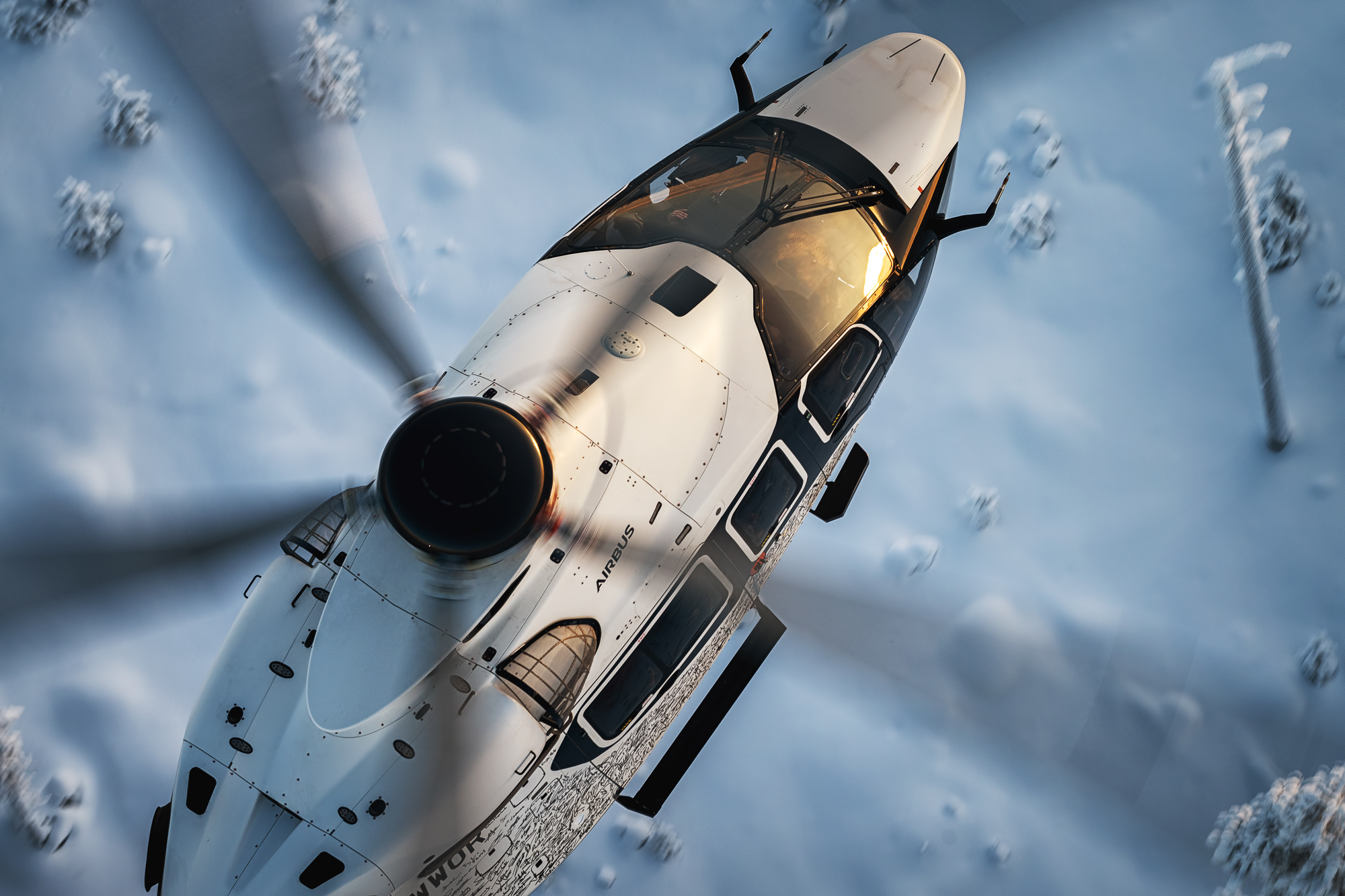 Helicopter photography