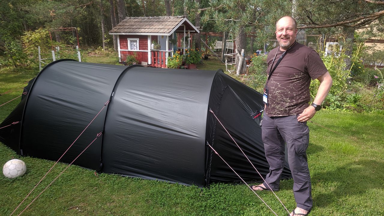 One player even brought a tent to camp out in.