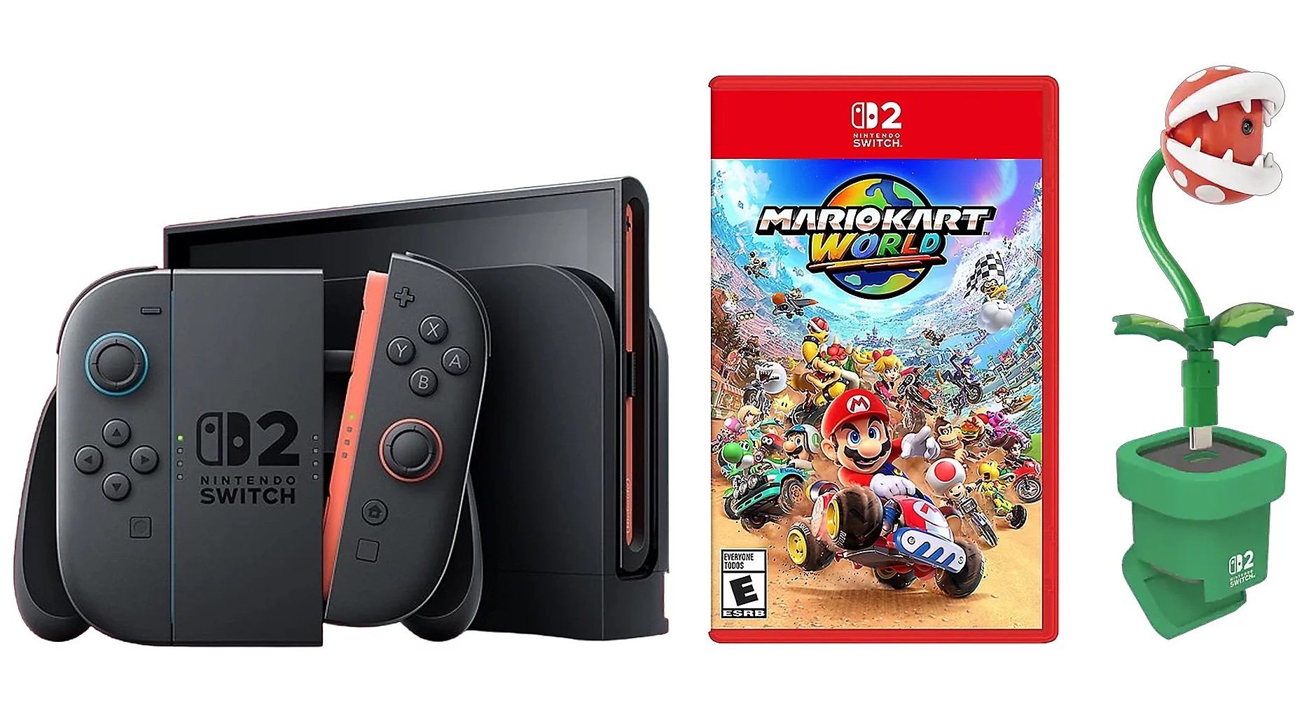 Nintendo Switch 2 with Mario Cart World Bundle and Voucher from QVC