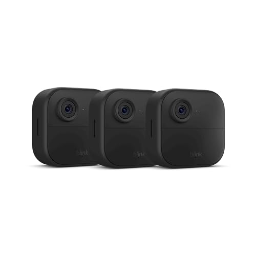 Blink Outdoor 4 &amp;ndash; Wireless Smart Security Camera, Two-Year Battery, 1080p Hd Day and Infrared Night Live View, Two-Way Talk &amp;ndash; 3 Camera System
