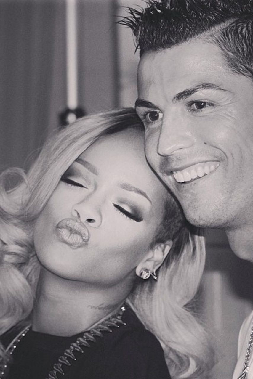 Rihanna and Cristiano Ronaldo 