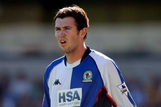 Brett Emerton playing for Blackburn Rovers against Liverpool, 2003