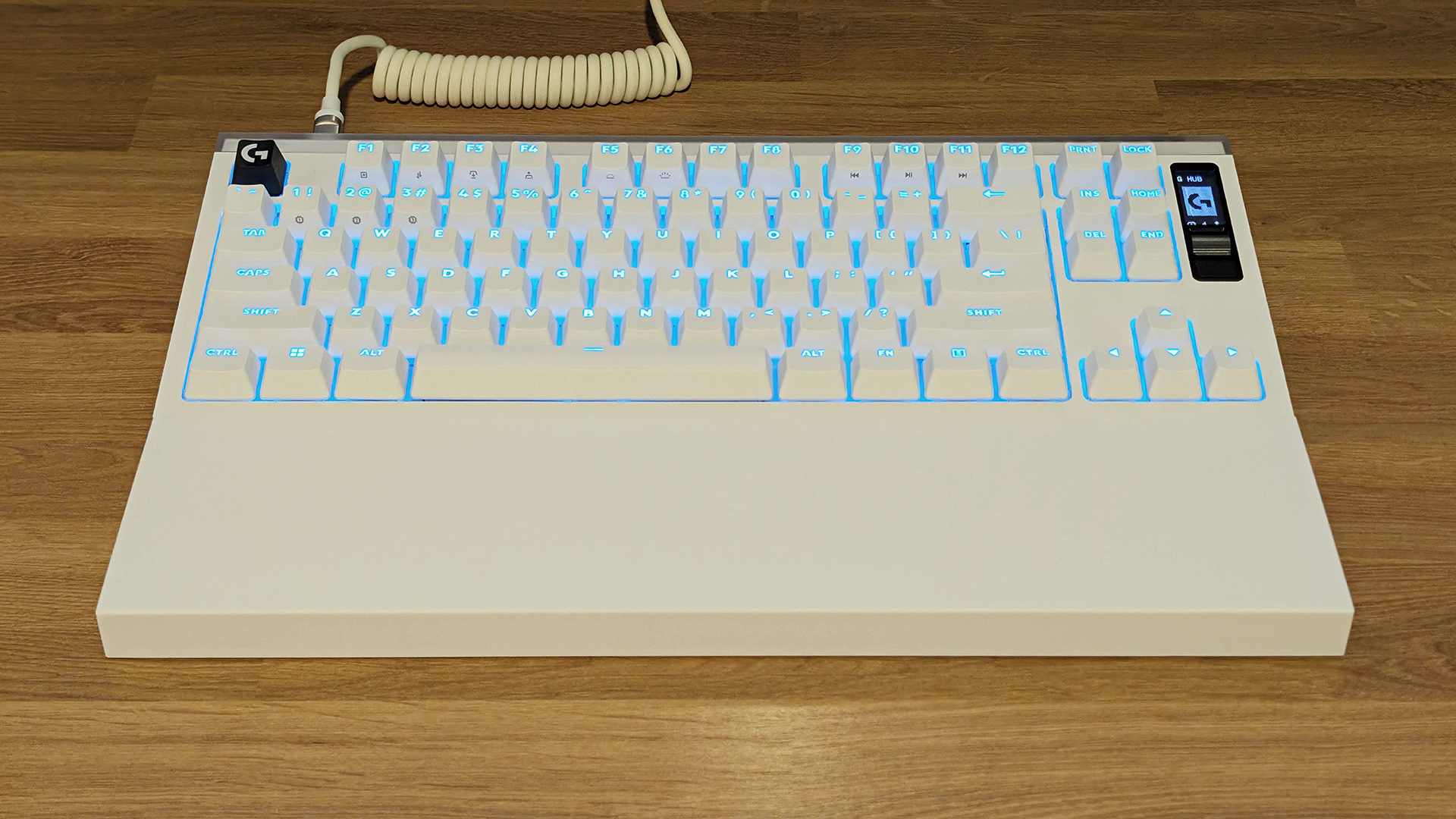 Logitech G Pro X2 Rapid keyboard on desk