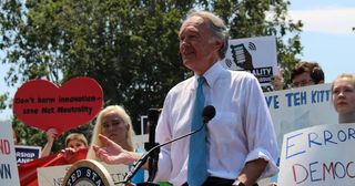 Senator Ed Markey leads the resolution of disapproval to reverse the FCC's decision.