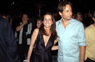 Kristin Davis and David Duchovny.