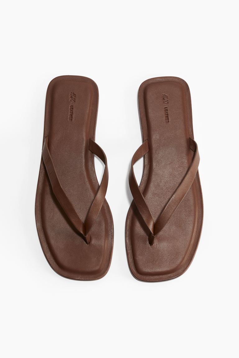 Leather Flip-Flops