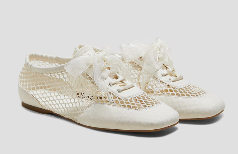 Vivaia, Square-Toe Lace-Up Sneakerina (Cristina)