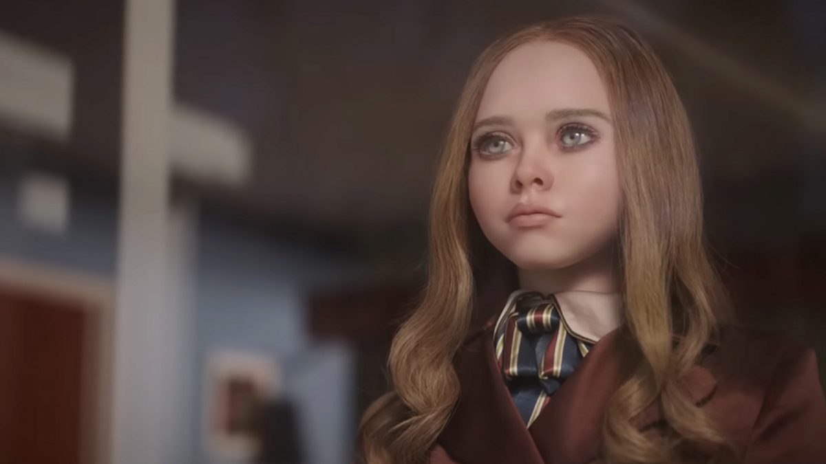 The robot doll M3GAN from M3GAN