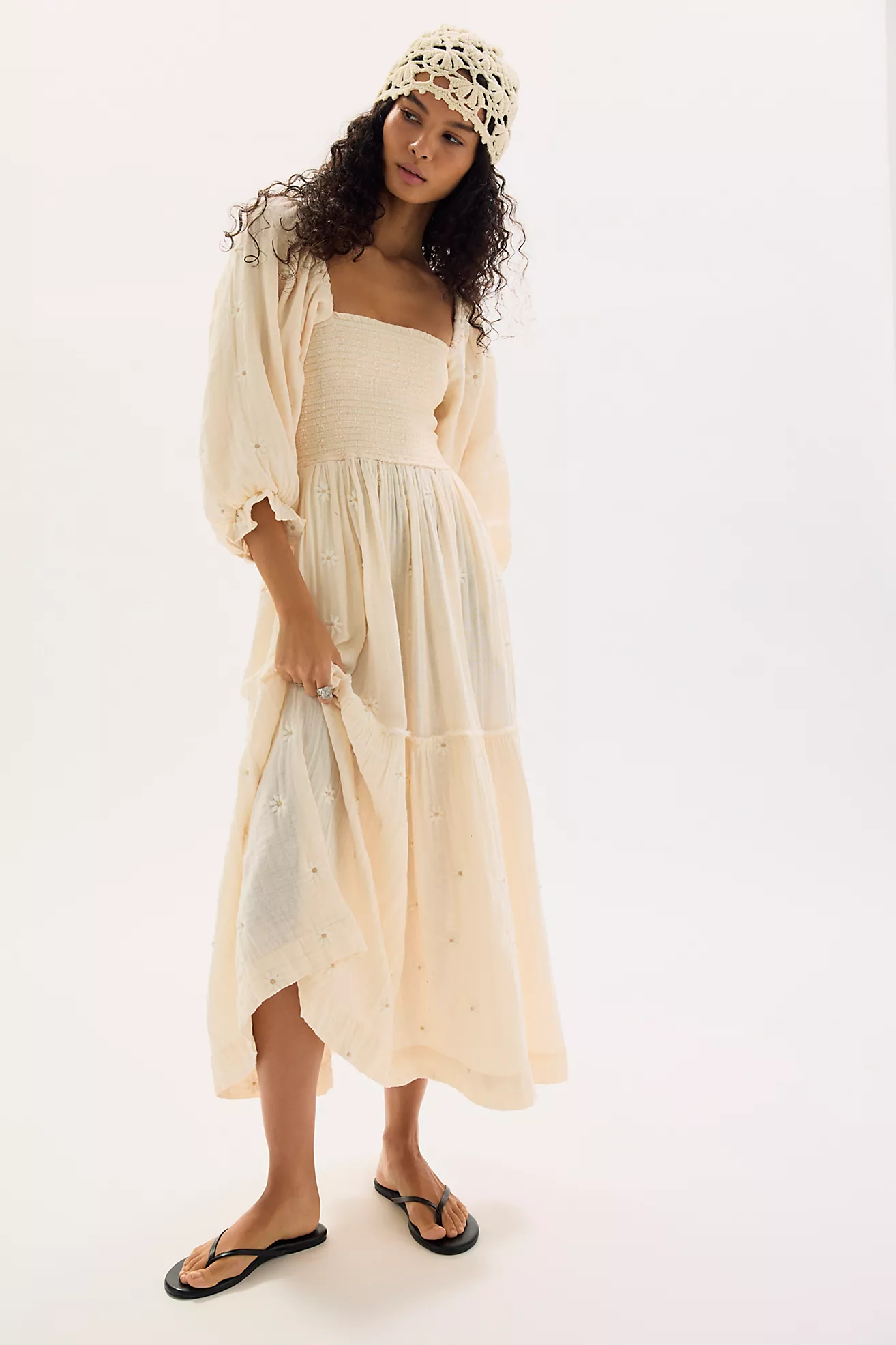 Dahlia Embroidered Maxi Dress