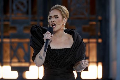 Adele - what is Adele&#039;s full name LOS ANGELES - OCTOBER 24: CBS revealed an extended preview and first look of the exclusive Oprah interview in ADELE ONE NIGHT ONLY, a new primetime special that will be broadcast Sunday, Nov. 14 (8:30-10:31 PM, ET/8:00-10:01 PM, PT) on the CBS Television Network, and available to stream live and on demand on Paramount+. (Photo by Cliff Lipson/CBS via Getty Images)