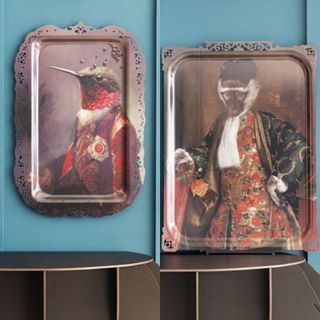 animal trays with decorative and elaborate trays