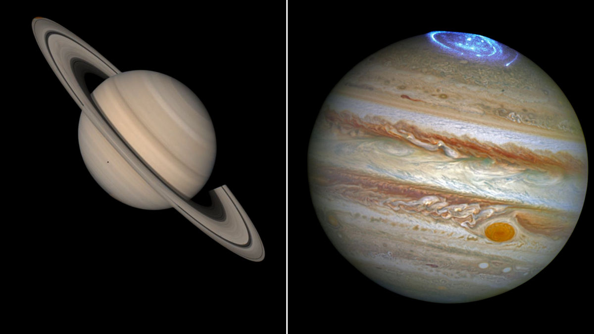 Mysterious polar weather on Jupiter and Saturn could be key to  understanding their insides
