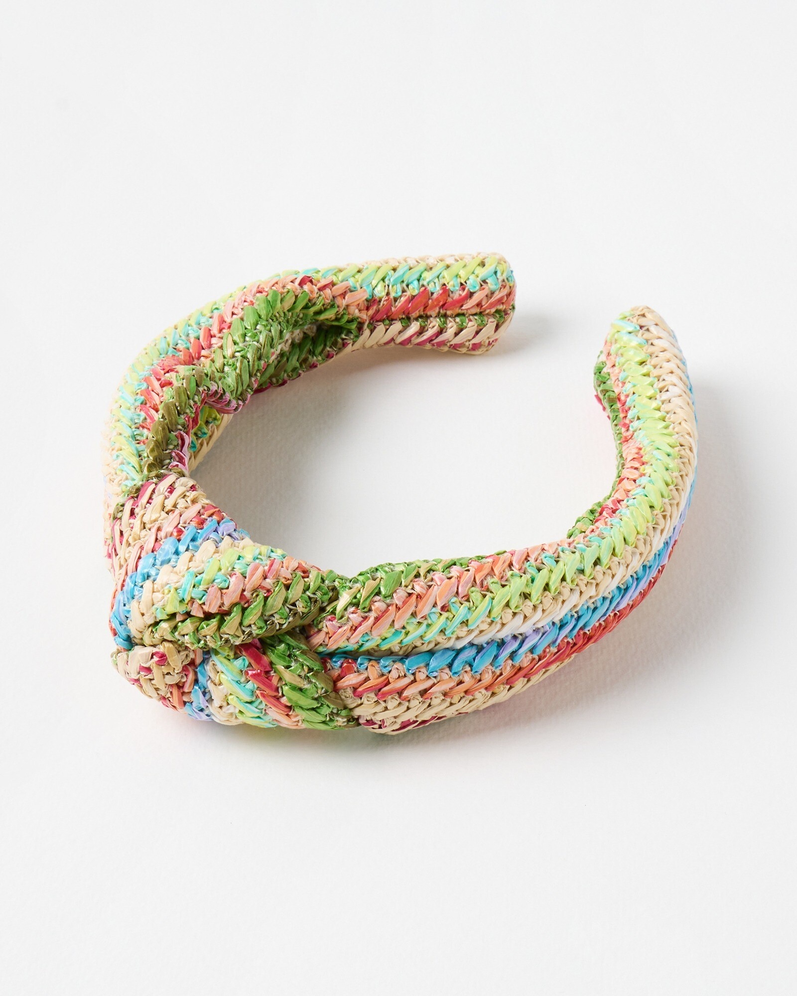 Nevine Rainbow Crochet Knot Headband | Oliver Bonas