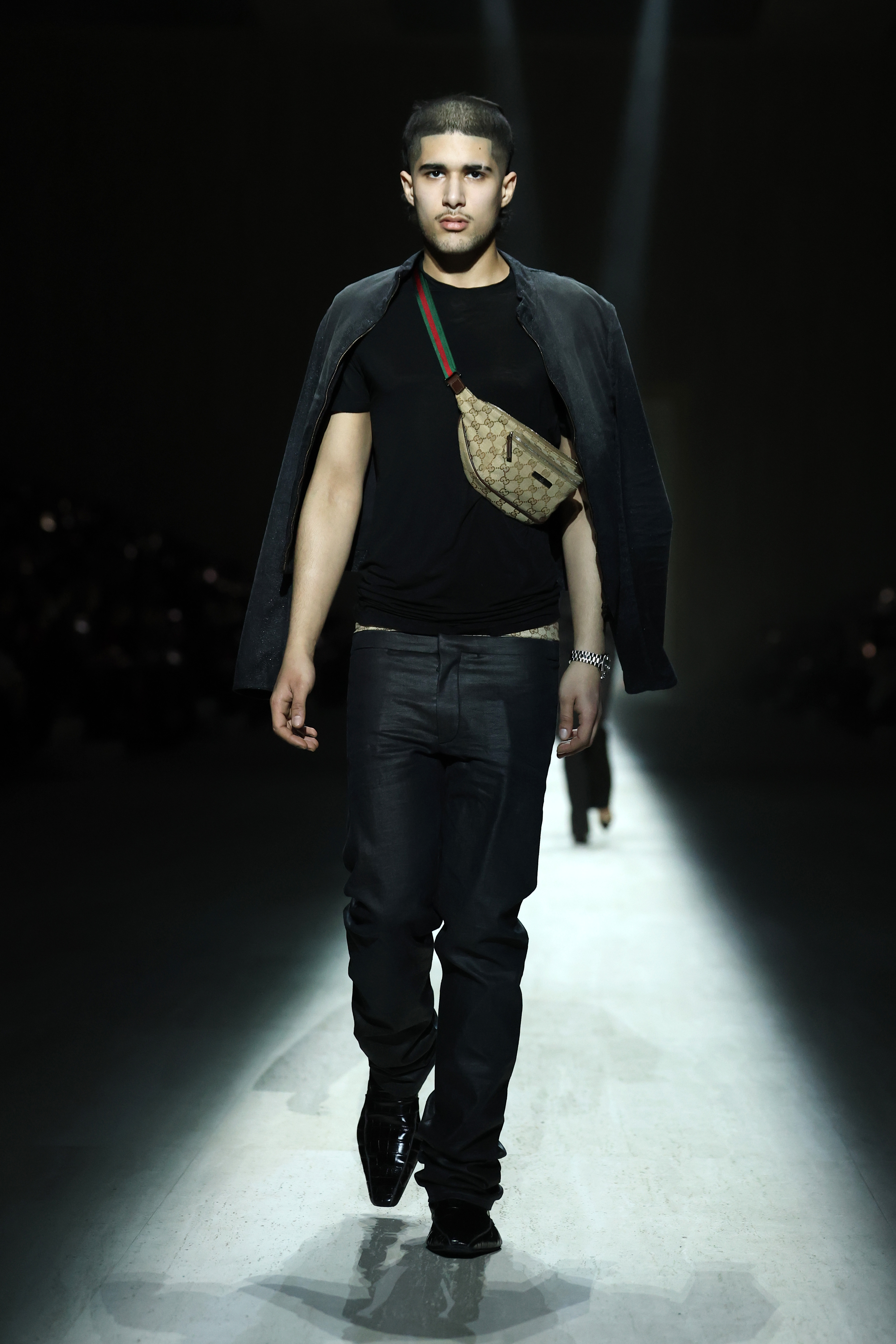 a model on the Gucci fall 2026 runway