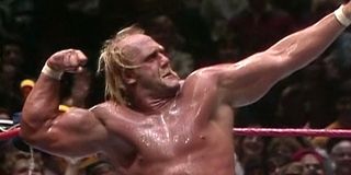 Hulk Hogan showcasing his signature pose