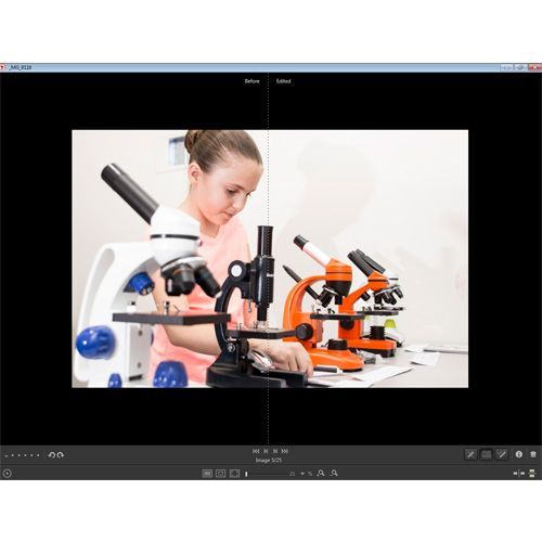 StudioLine Photo Classic's image viewer shows both a before and after of your images.