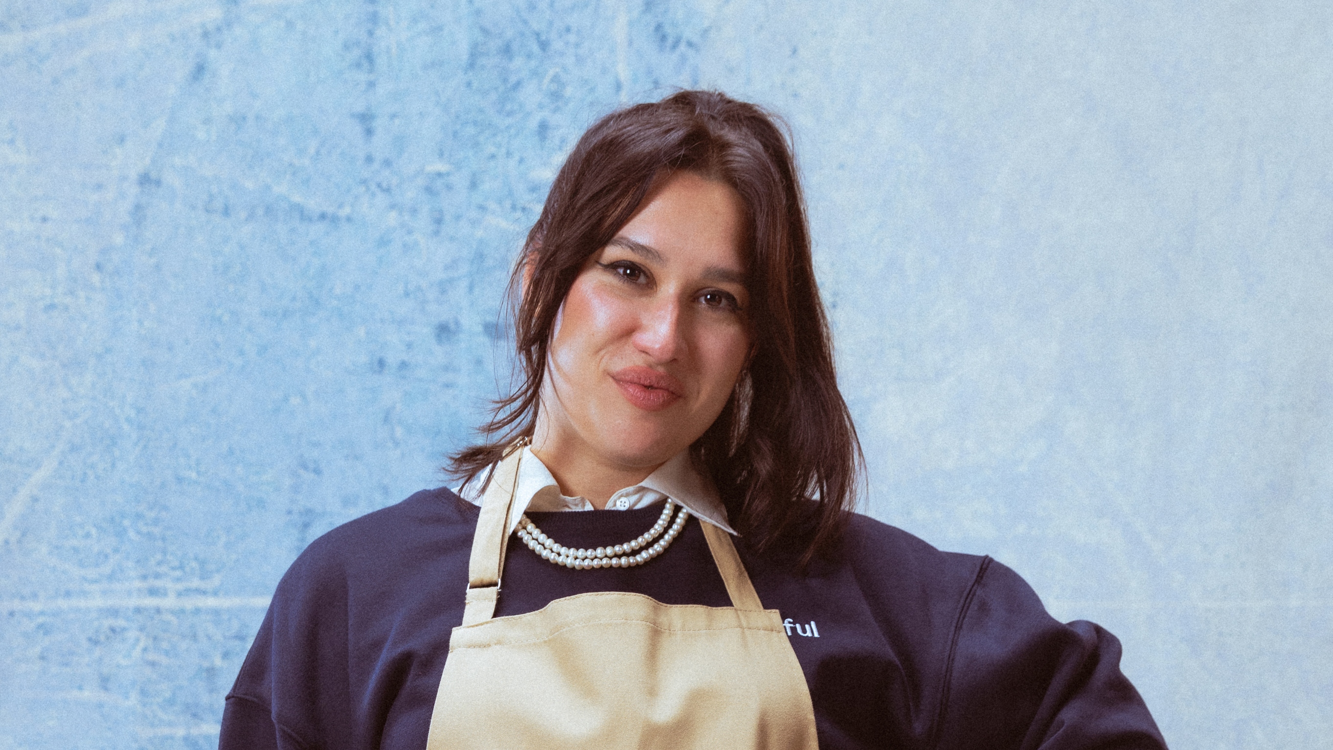 Nataliia in The Great British Bake Off
