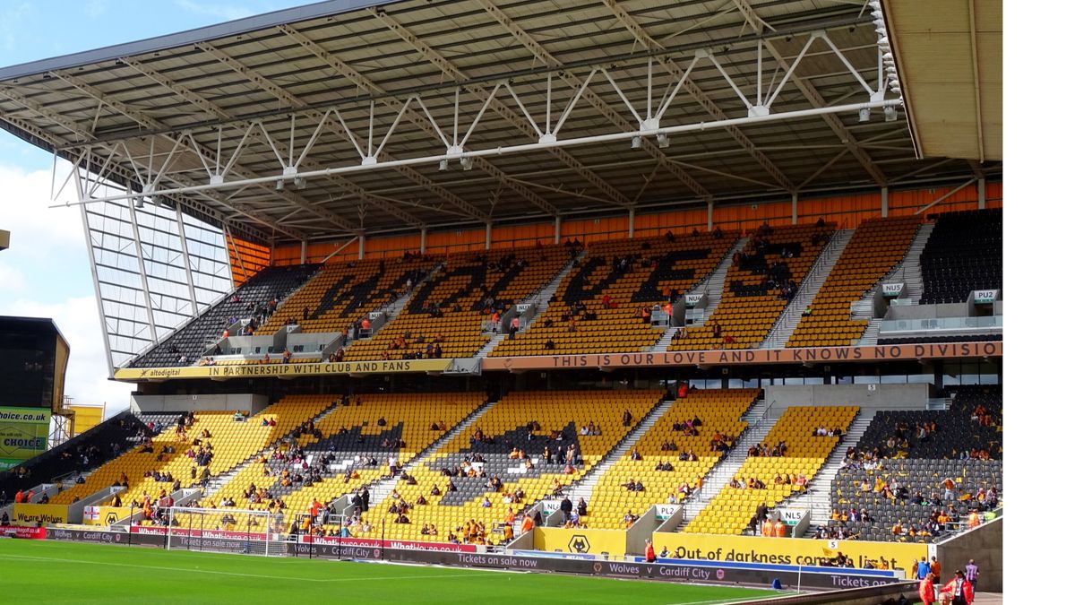 Molineux Stadium - home of Premier League team Wolverhampton Wanderers