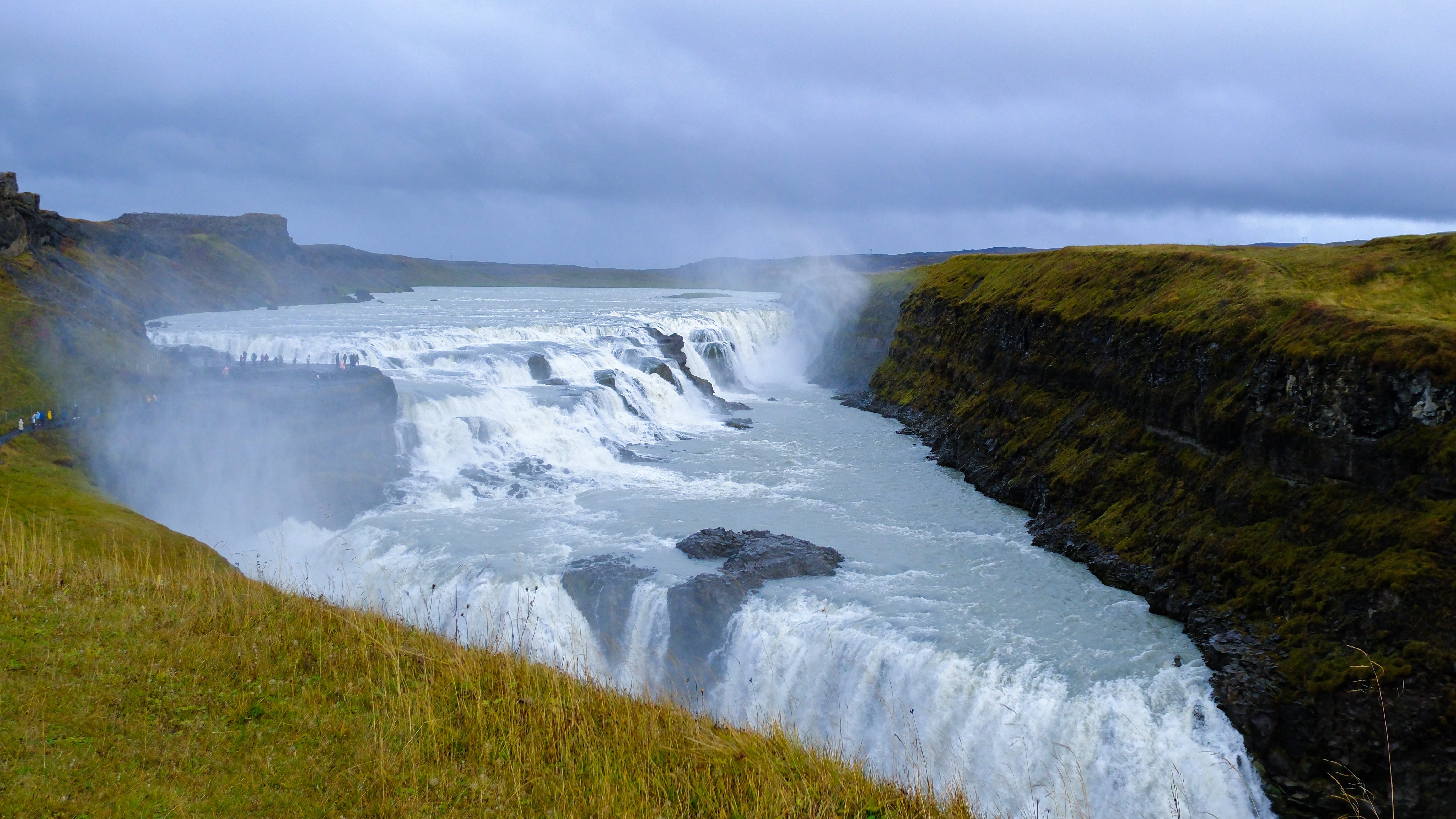 Gullfoss waterfalls in Iceland taken on a Fujifilm X-T50