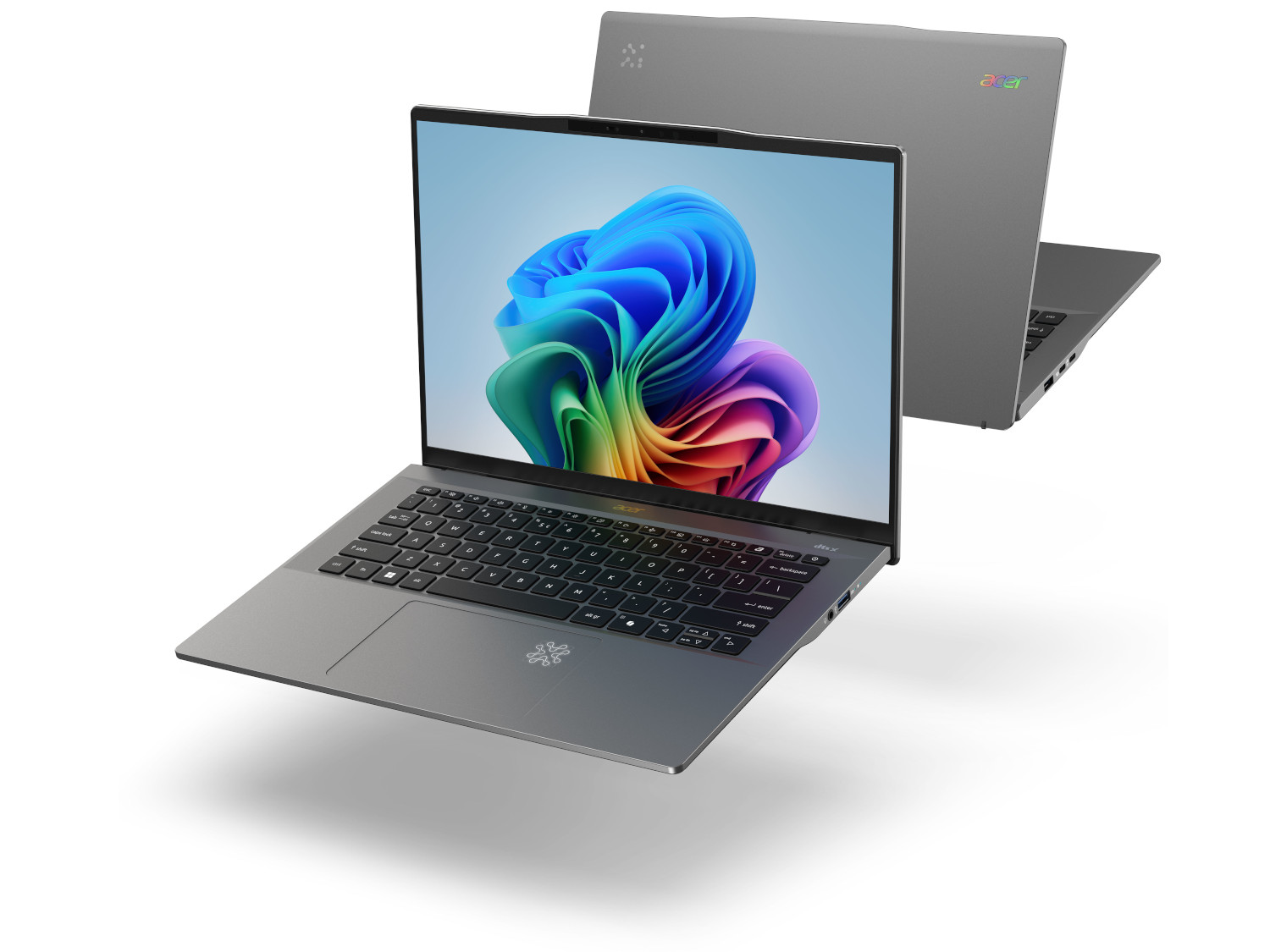 Acer Swift Go 14 AI — один из первых компьютеров Copilot+ с новым 8-ядерным процессором Qualcomm Snapdragon X Plus.