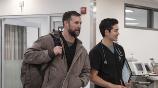 Noah Wyle and Ken Kirby in The Pitt