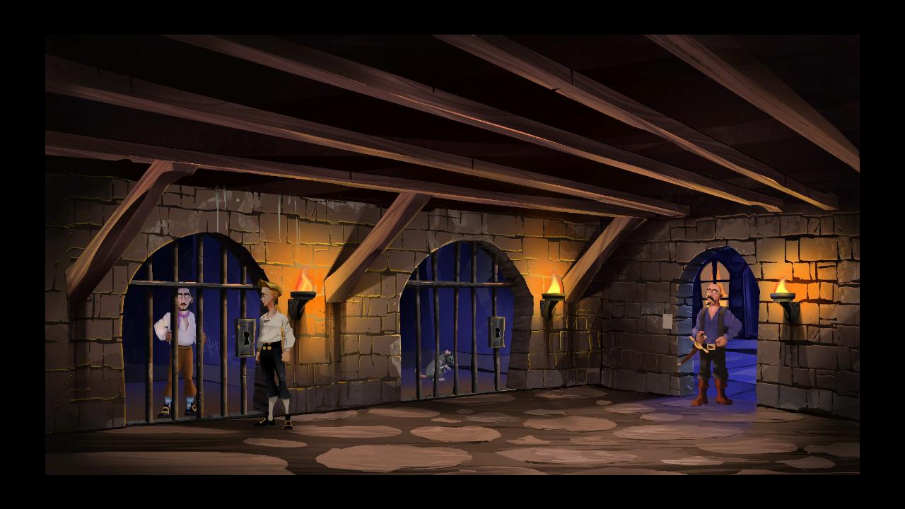 Image of remastered version of Monkey Island