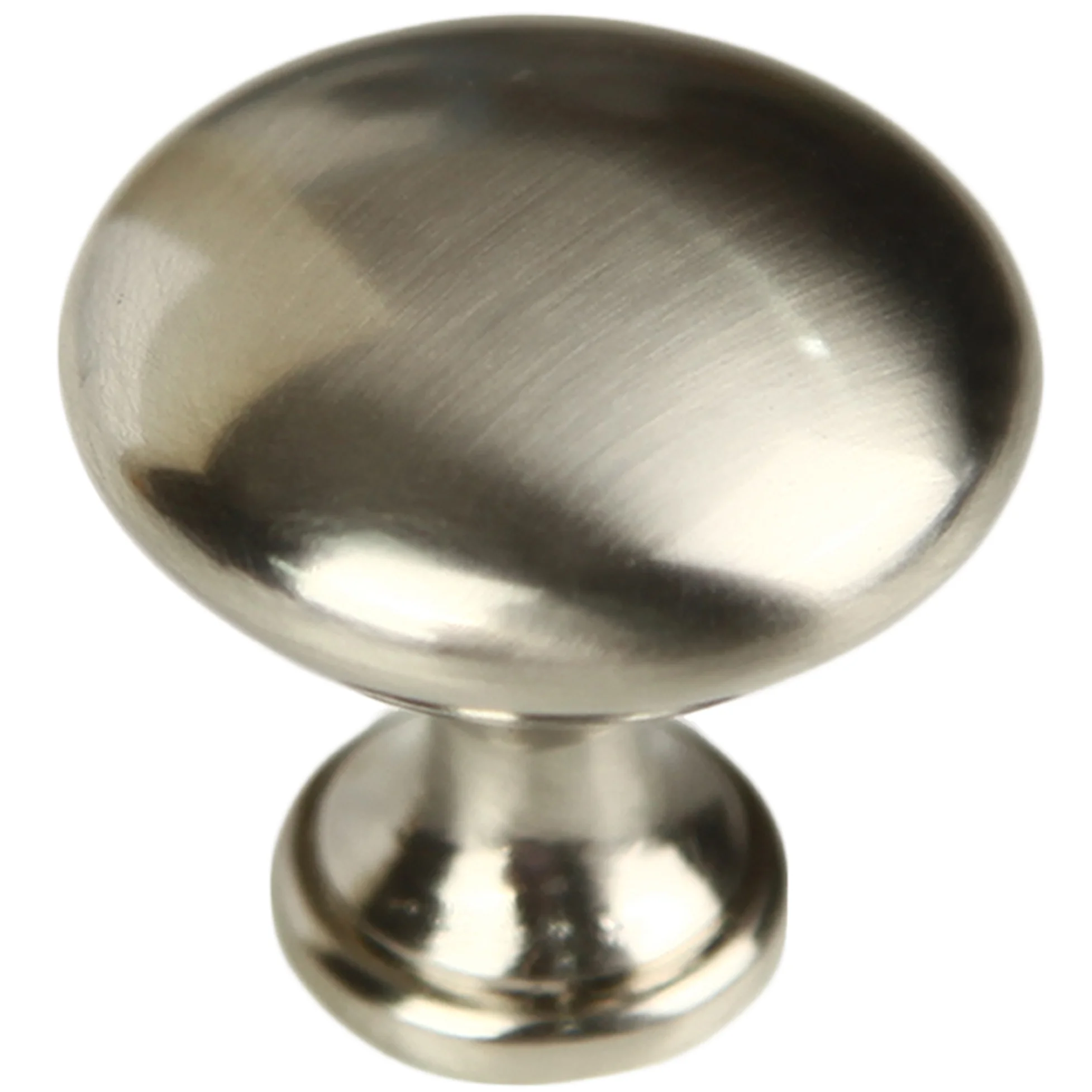 Walmart, Mainstays Brushed Nickel Round Mushroom Knob