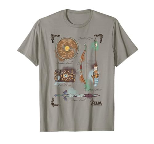 Breath of the Wild Link Inventory Graphic T-Shirt