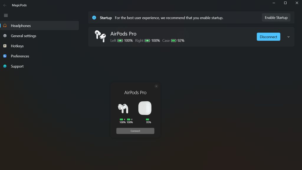 MagicPods app Windows 11