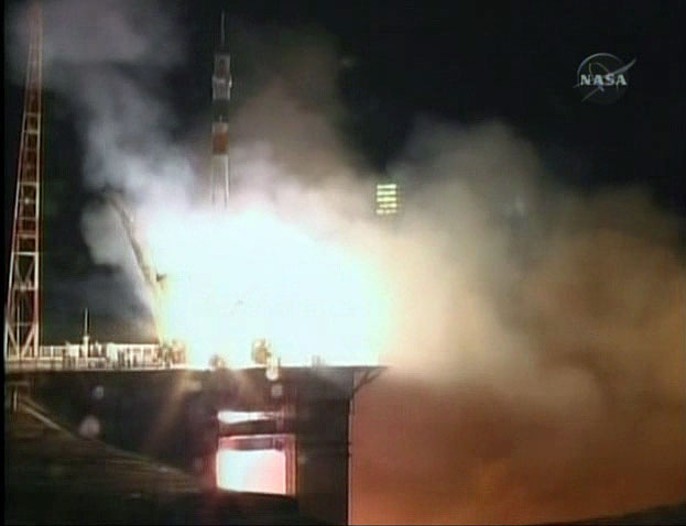 New Space Station Crew Blasts Off on Soyuz Spaceship