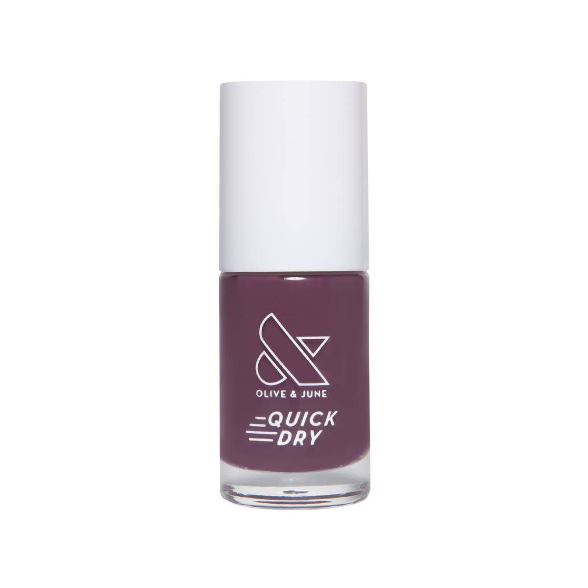 Olive &amp;amp; June Quick Dry Nail Polish - Plum - 0.3 Fl Oz