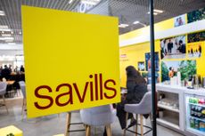 A Savills logo after the property firm published its latest house prices forecast (Photo by Laurent Coust/SOPA Images/LightRocket via Getty Images) 