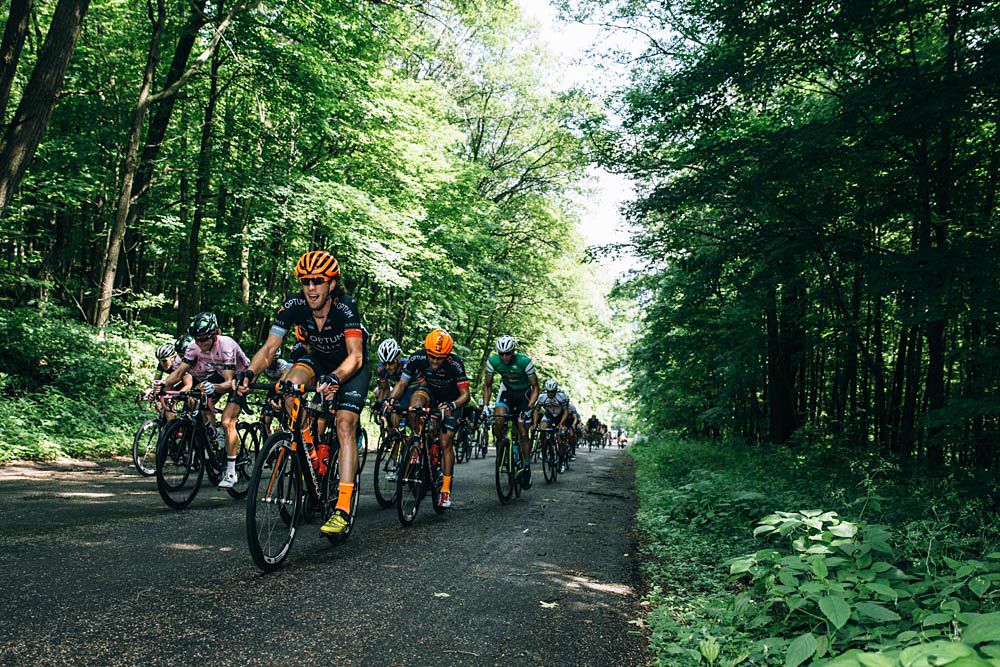Scott Zwizanski (Optum Pro Cycling) launched an attack on one of the courses toughest KOM climbs