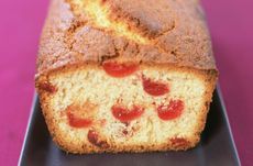Cherry and coconut loaf