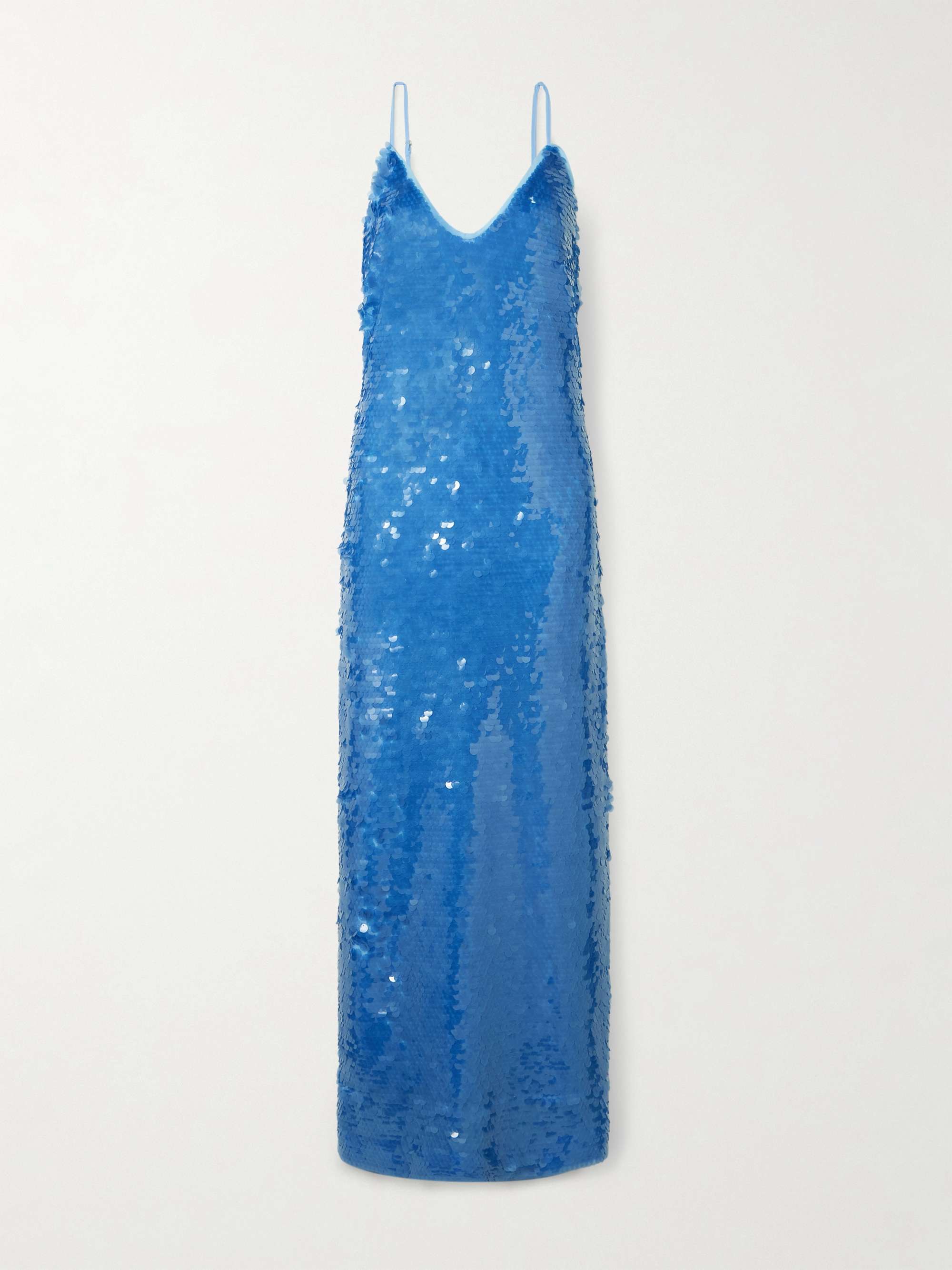 Stellar Sequined Recycled-Tulle Midi Dress
