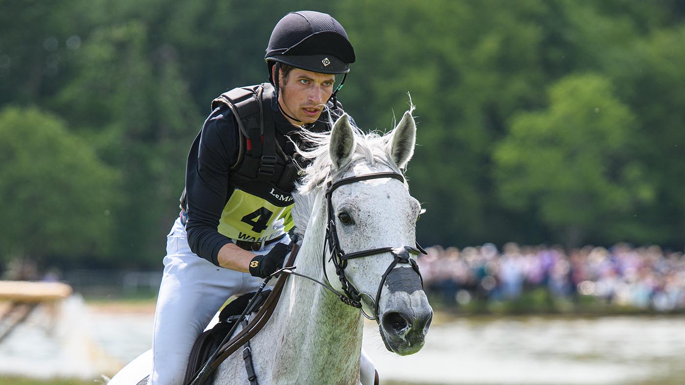 Christoph Wahler and Carjatan S have been eliminated from the Paris Olympic eventing cross-country following a fall.