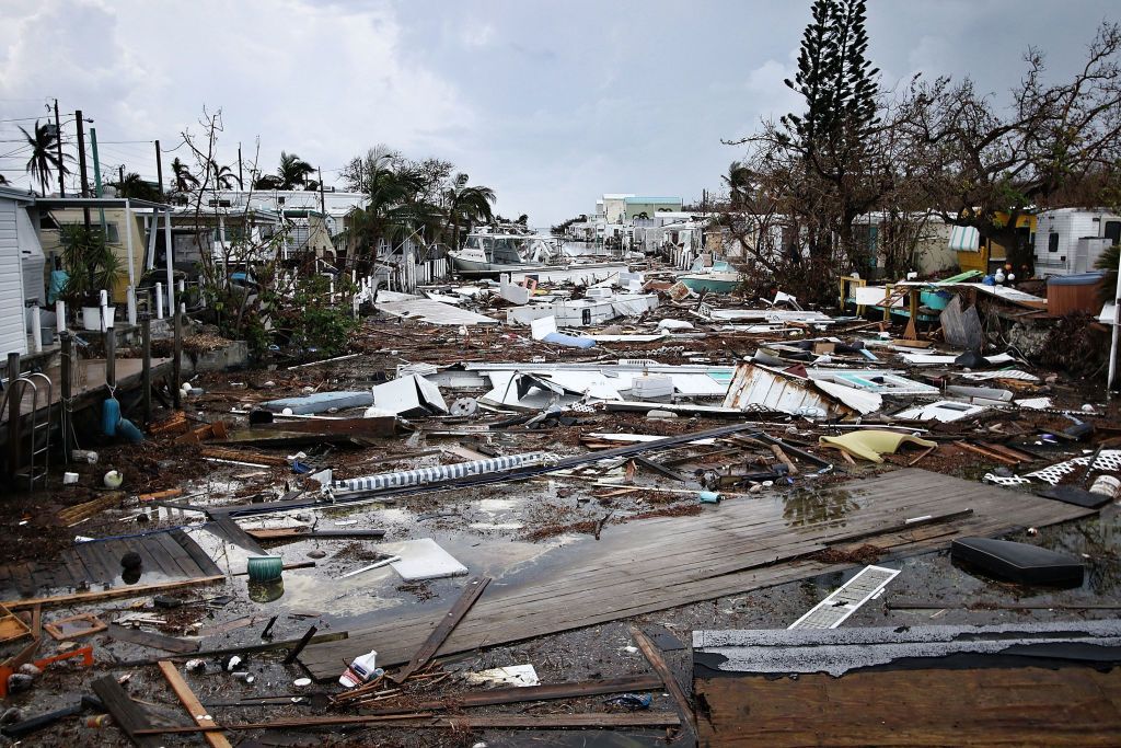 Aftermath of Hurricane Irma in Florida.