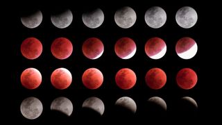Super blood moon photography phases
