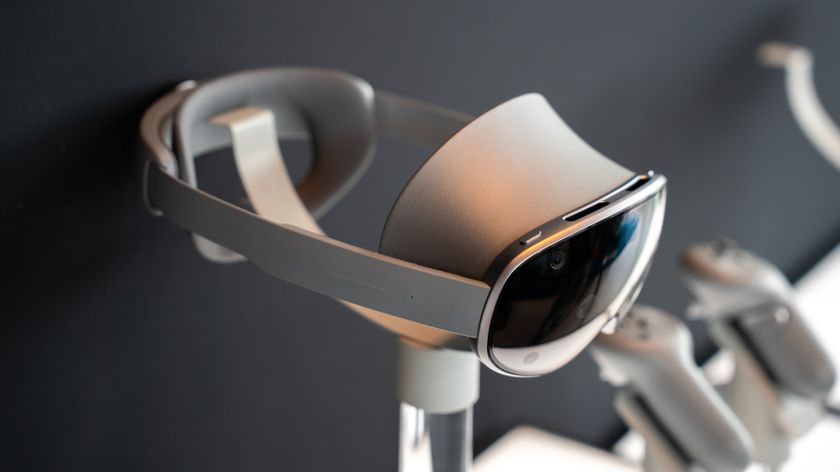 side profile of the Galaxy XR headset